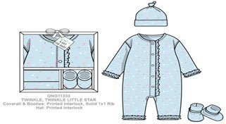 Twinkle Twinkle Little Star Layette Box Set – 0-6M